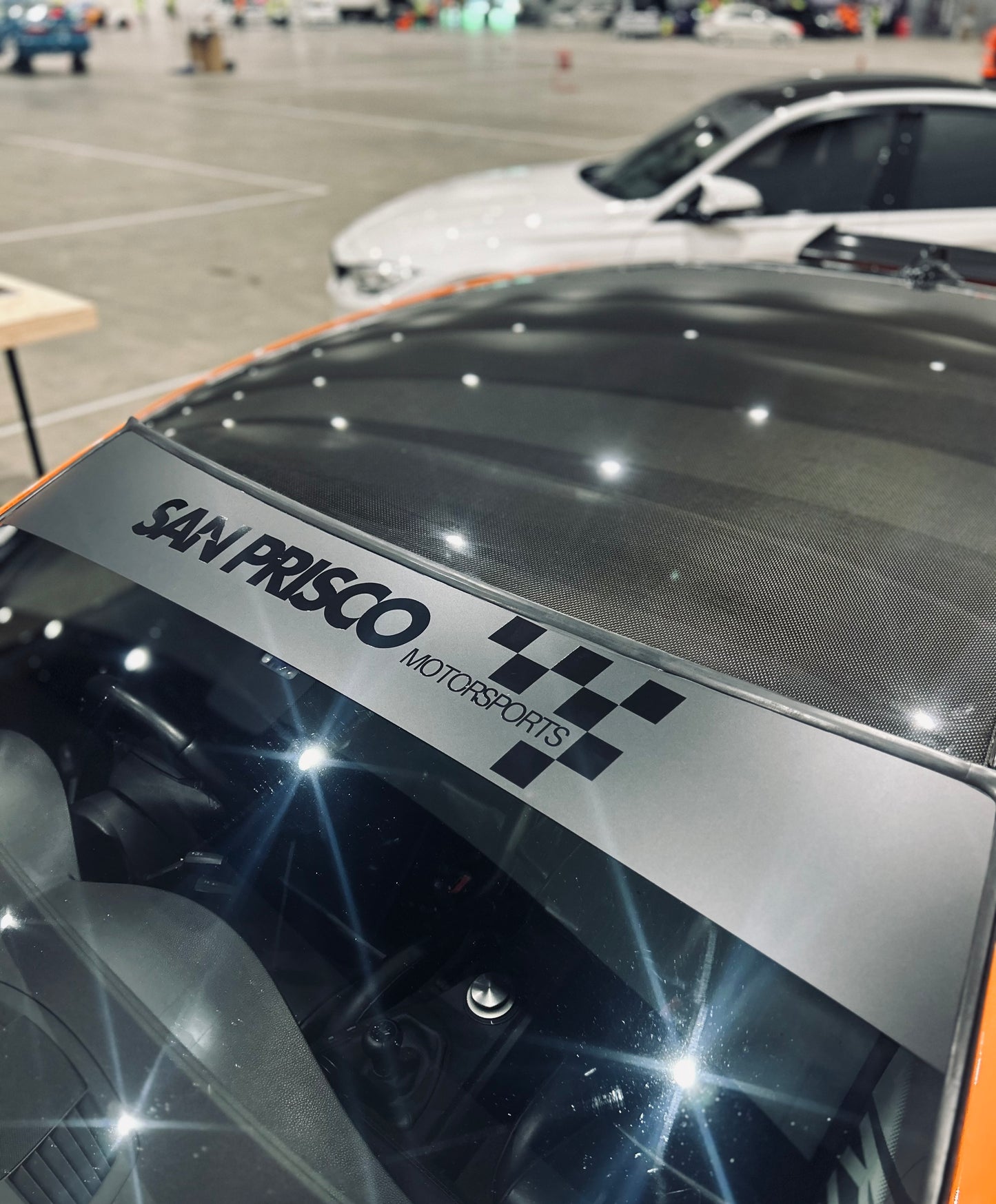 San Prisco Motorsports Window banner