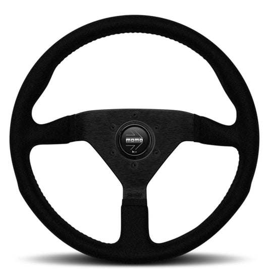 MOMO Montecarlo Black Alcantara 350mm Steering Wheel